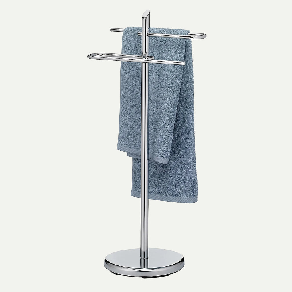 KEN handdoekrek vrijstaand 88 cm – verchroomd metaal – modern design