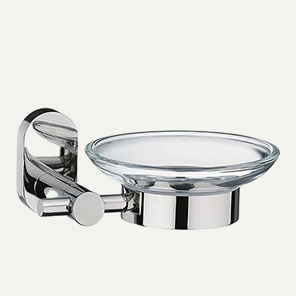 LUMINA zeephouder wandmontage – RVS & glas