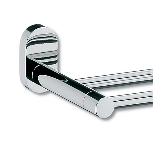 ARVINO handdoekrek dubbel 75,5 cm – RVS 18/10 hoogglans – wandmontage