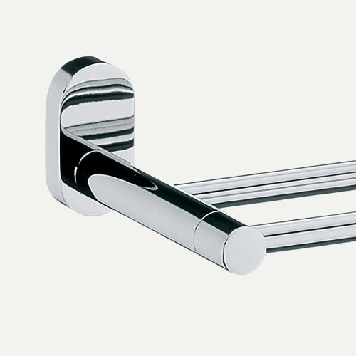 ARVINO handdoekrek dubbel 75,5 cm – RVS 18/10 hoogglans – wandmontage