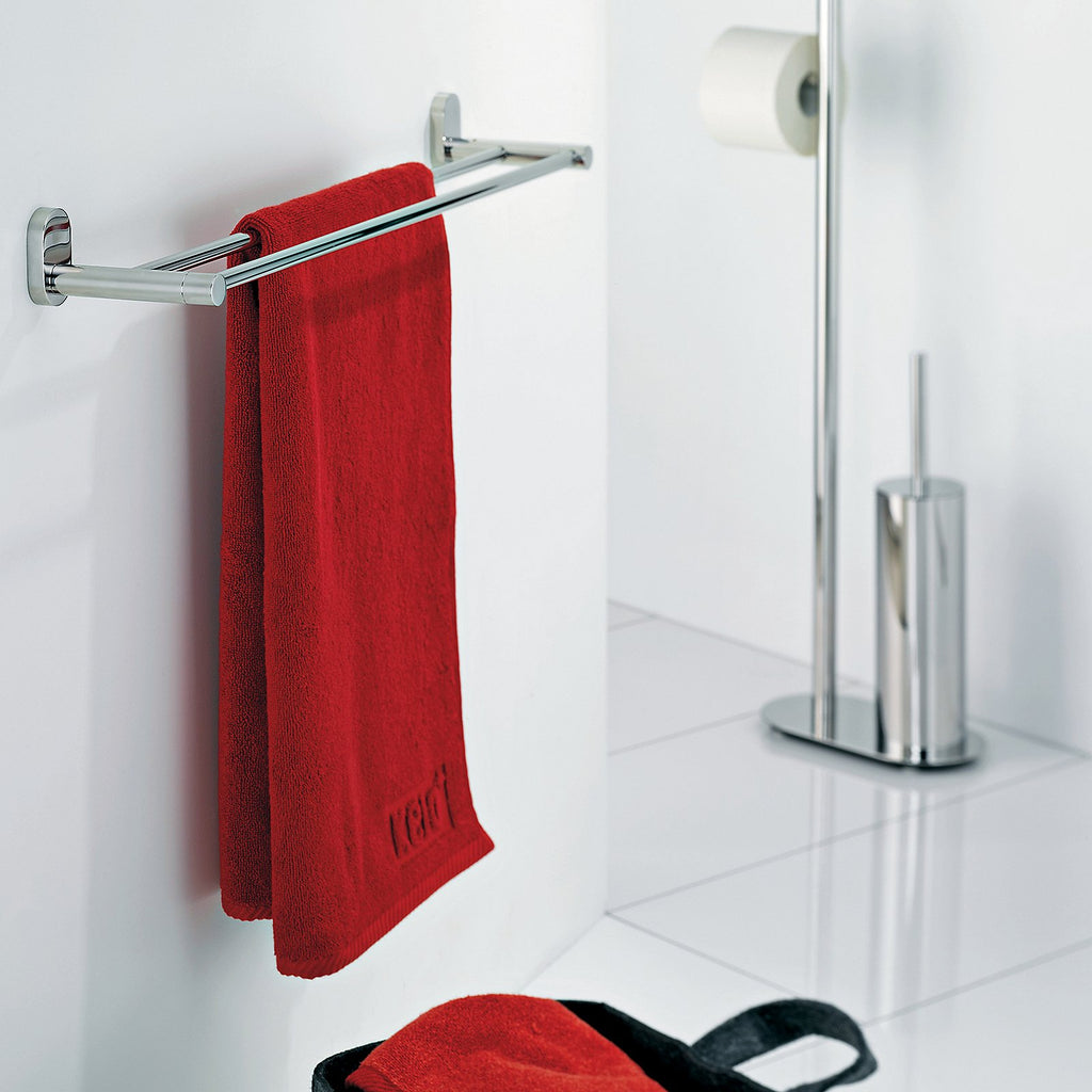 ARVINO handdoekrek dubbel 75,5 cm – RVS 18/10 hoogglans – wandmontage