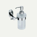 VIRELLO zeepdispenser wandmontage 250 ml – RVS & glas