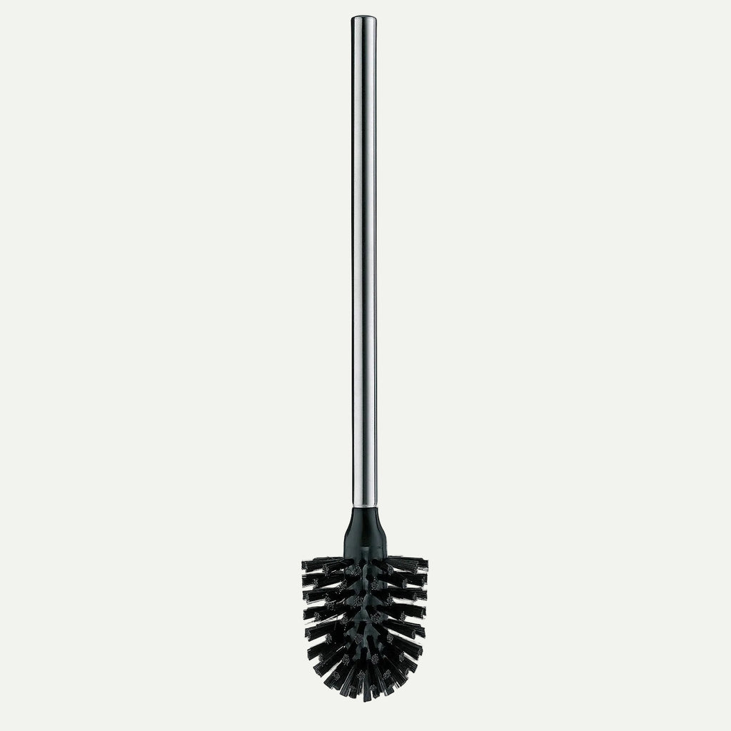 COPENHAGEN toiletset 20x20x82 cm – Zwart & eiken – Toiletborstel & toiletrolhouder