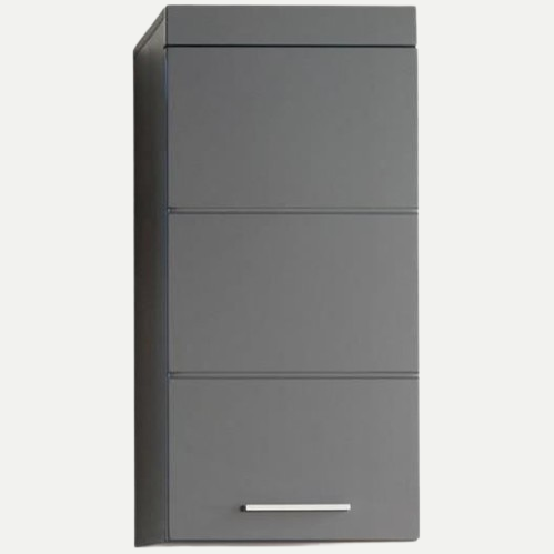 OSLO wandkast badkamer 1-deurs – grijs – hangend design